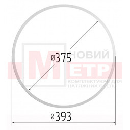 Протекторне термокільце, OPTIMPLAST діаметр 375 мм.