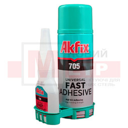 Клей двокомпонентний Akfix 705, 200мл + 50г