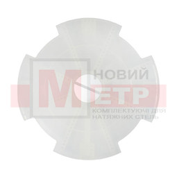 Платформа под люстру круглая Ø200 мм. (вид 2) - прозрачная