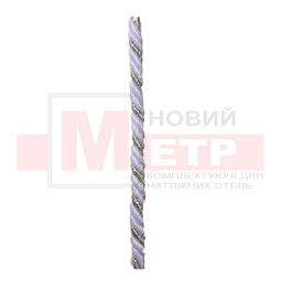 232 Голубой с белым металликом