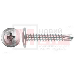 Саморезы  AKSOR с пресшайбой острый 4.2*32