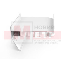 Профиль Гардина 3 полосы, длина 2,5 м.